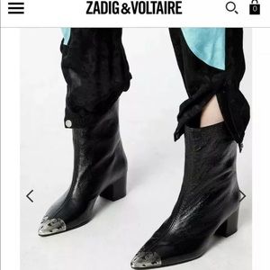 Zadig & Voltaire Dawn Crush Boots SZ 36 NIB!
